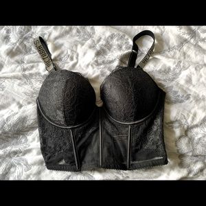 Victoria Secret Black Lace Corset